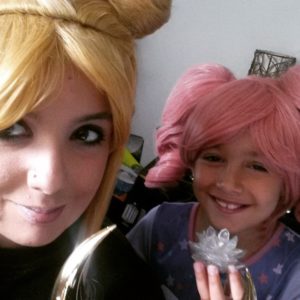 Sailor Moon and ChibiUsa